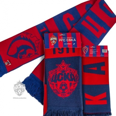 12561 Шарф ЦСКА/CSKA 1911 (барскарф) 650р.