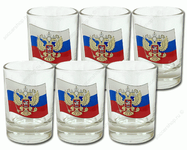 12133 Набор стопок ГЕРБ (6 шт.) 300р.